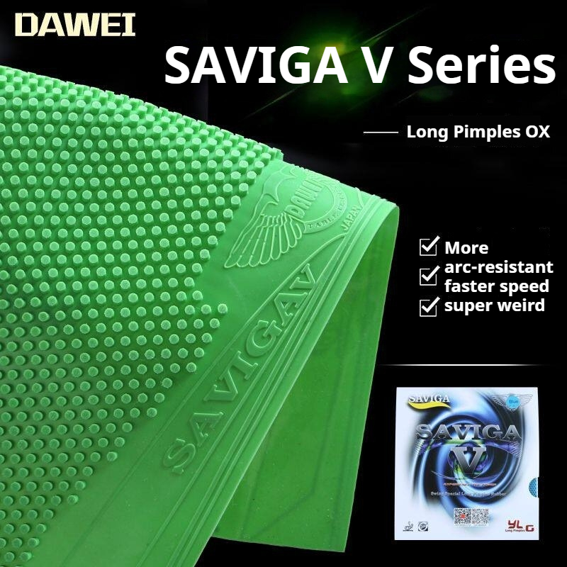 Desk Setup Green - 卓球ラバー DAWEI SAVIGA V カラフルロングピンプル OX