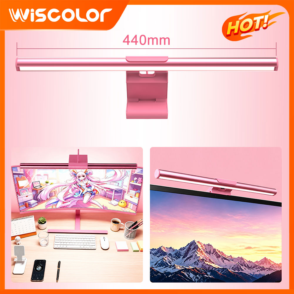 Desk Setup In Office - モニターライトバー LED ライト スマート Wifi RGB
