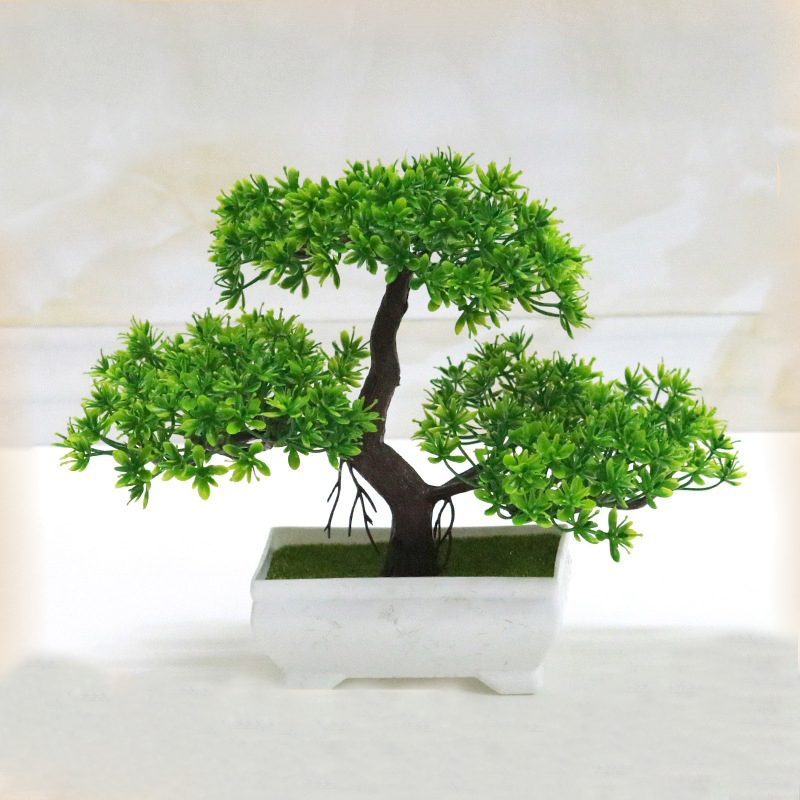 Desk Setup Green - 人工盆栽プラスチックバイオニック偽植物ホームルーム屋内オフィス装飾庭屋外装飾デスクバスルームグリーンツリー