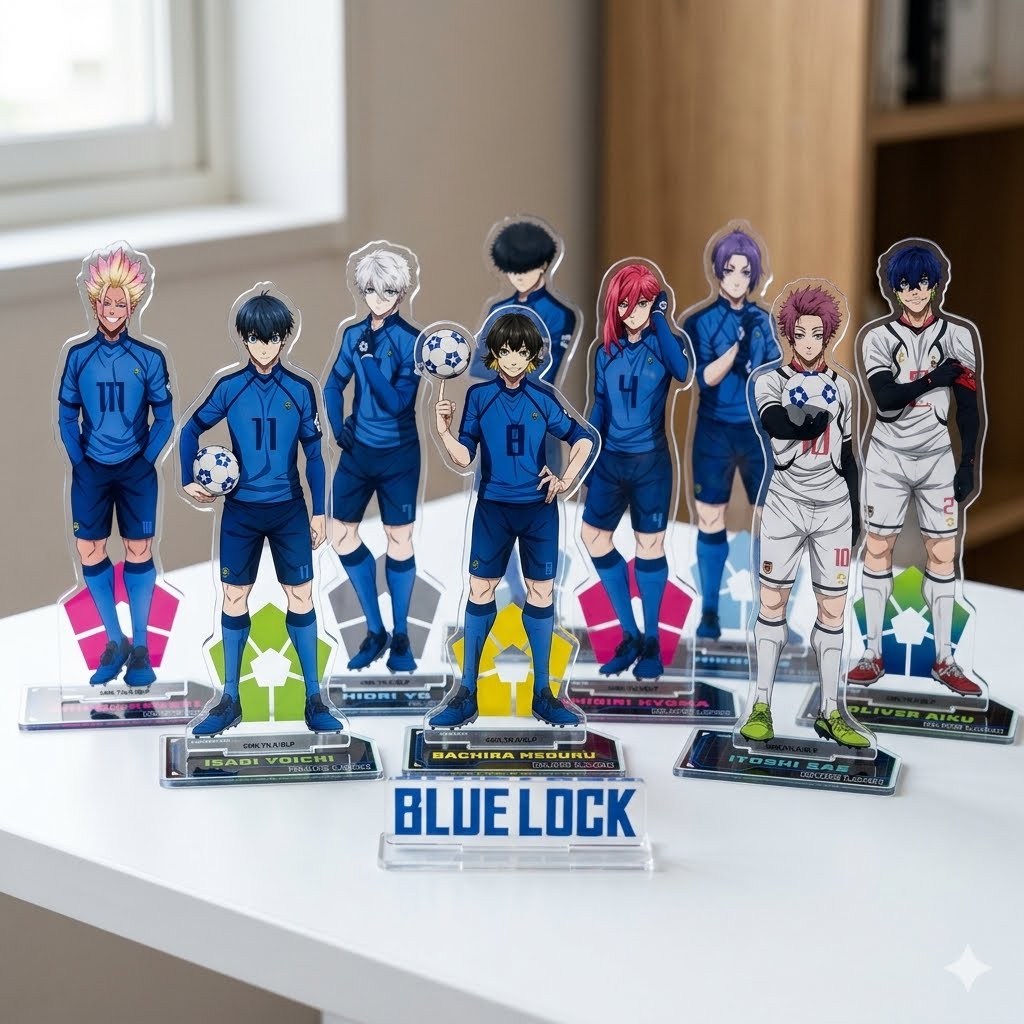 Desk Setup Blue - ブルーロックmikage reo漫画キャラクター15 cmアクリルスタンド机サインボードバッグ弔り下げ装飾アクセサリーキーホルダー
