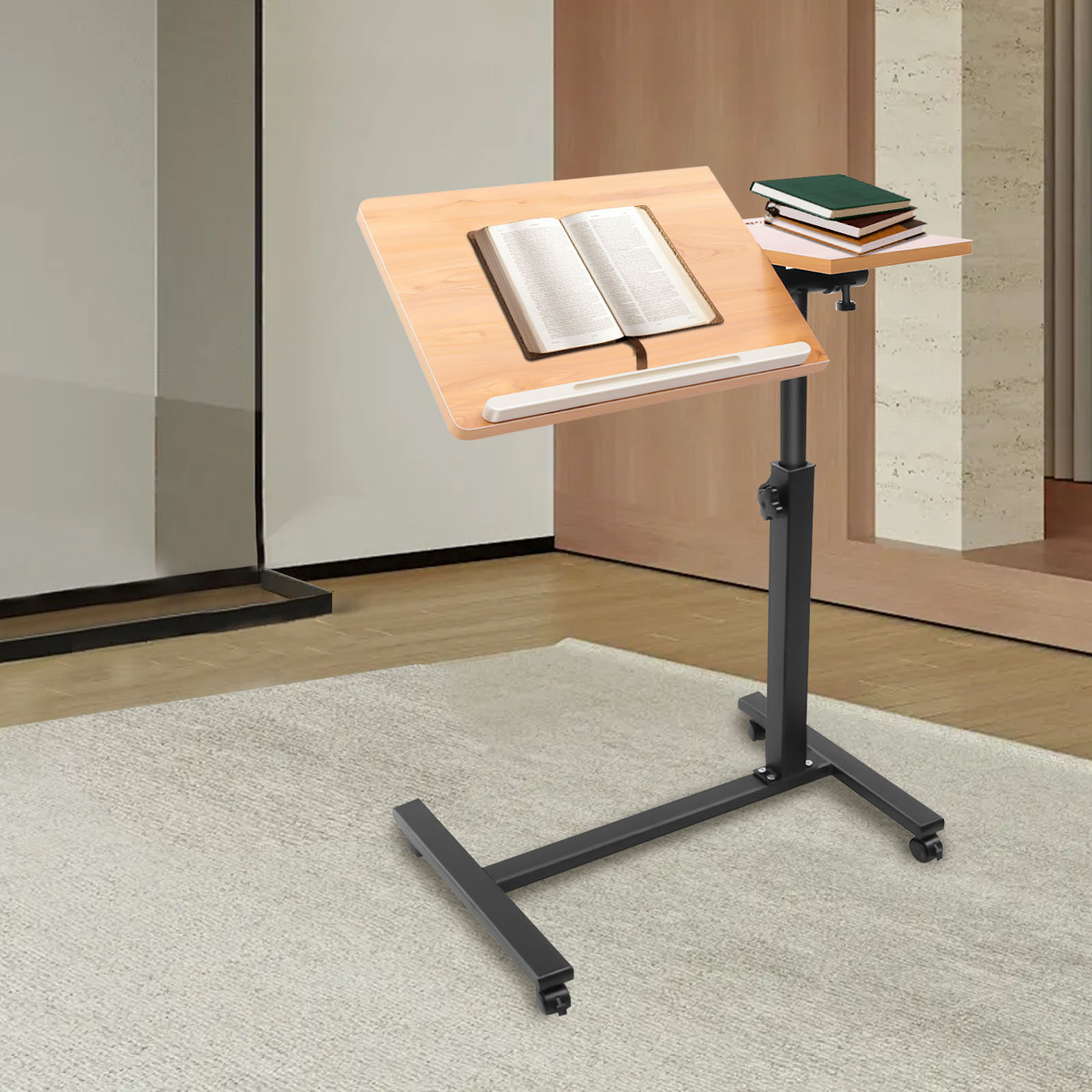 モバイルラップトップテーブル 調整可能 360度回転 °   - Desk Setup Laptop のレビューと価格