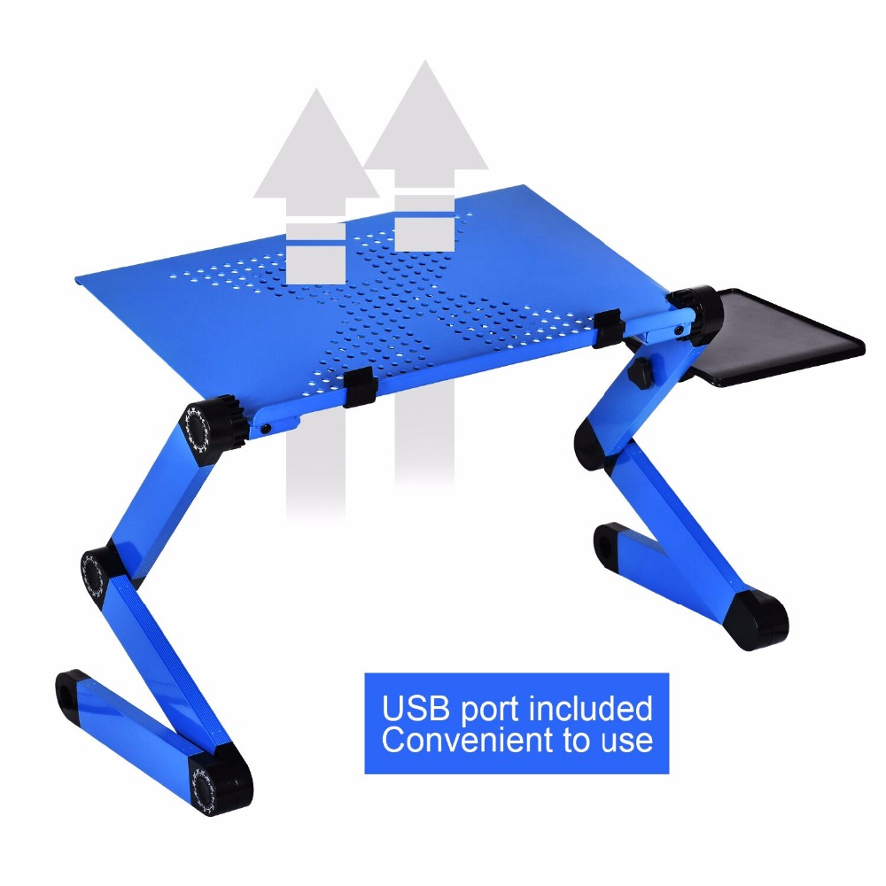 アルミニウム合金折りたたみ式ラップトップテーブル,学生用ポー - Desk Setup Laptop のレビューと価格