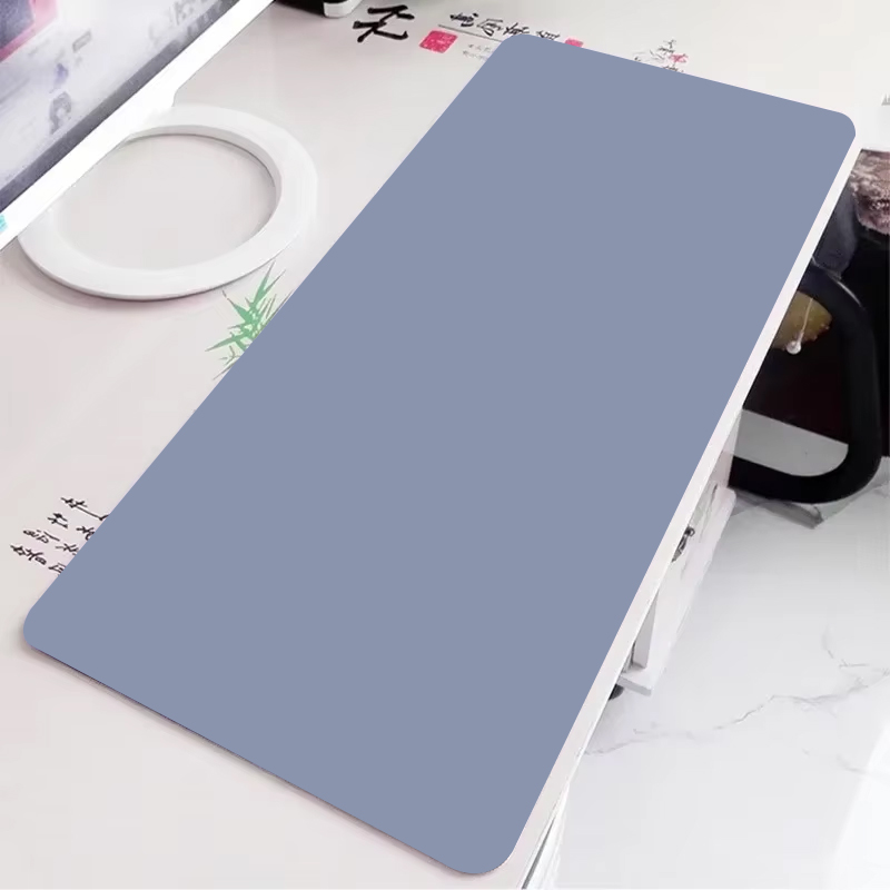 ソリッドグリーンゲーミングマウスパッド大型シンプルゲーミング - Desk Setup Blue のレビューと価格