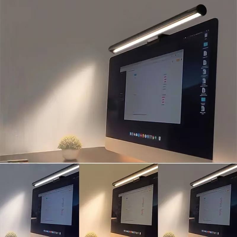 LEDモニターライトハンギングデスクランプ - 無段階調光、 - Gaming Setup Desk のレビューと価格
