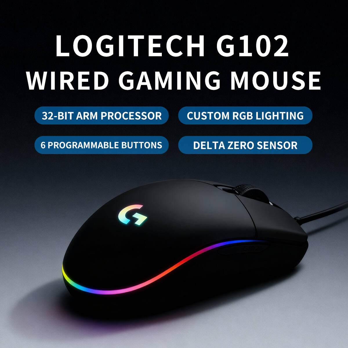 G102 純正ロジクール G203 プロディジー シリーズ  - Logitech Mouse G203 のレビューと価格