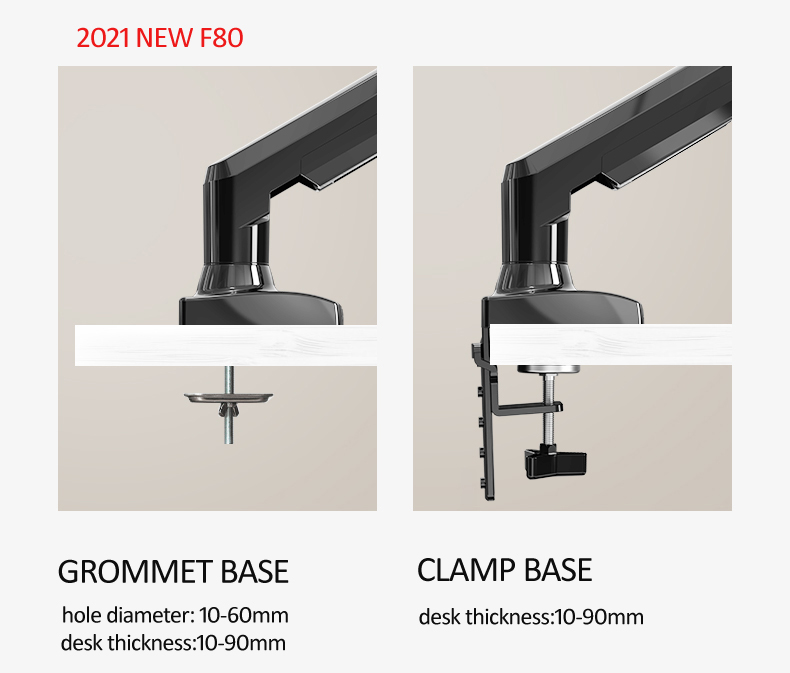 NEW NB F80 17-30インチ デスクトップLED  - Dual Monitor Desk Setup のレビューと価格