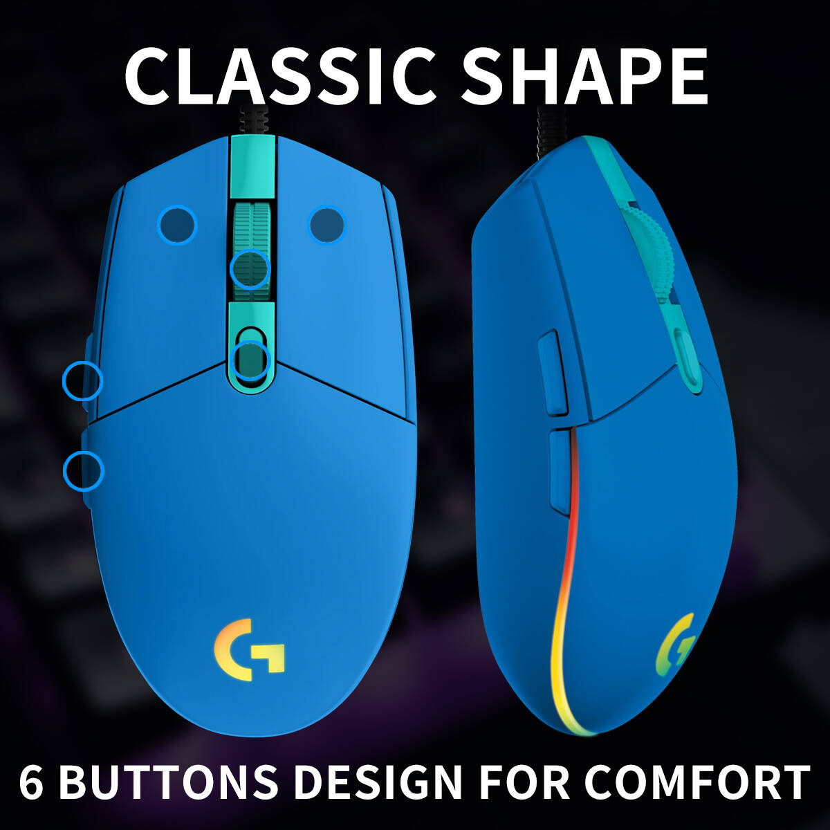 ロジクール G203 有線ゲーミングマウス 多段階DPIオプ - Logitech Mouse G203 のレビューと価格