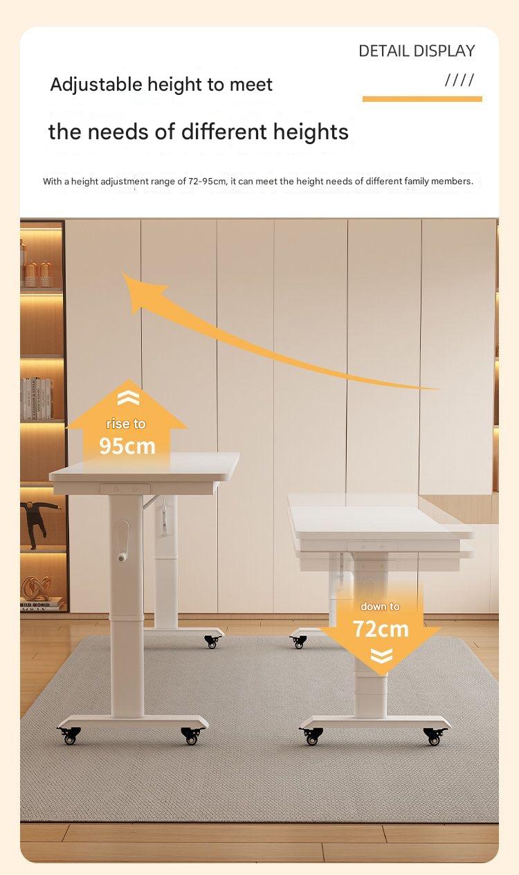 調節可能なオーバーベッドラップトップデスク、ハンドクランク付 - Desk Setup Laptop のレビューと価格