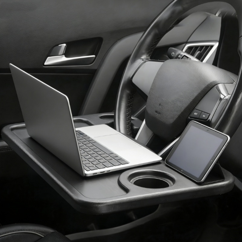 車のステアリングホイールテーブルユニバーサルステアリングホイ - Desk Setup Laptop のレビューと価格