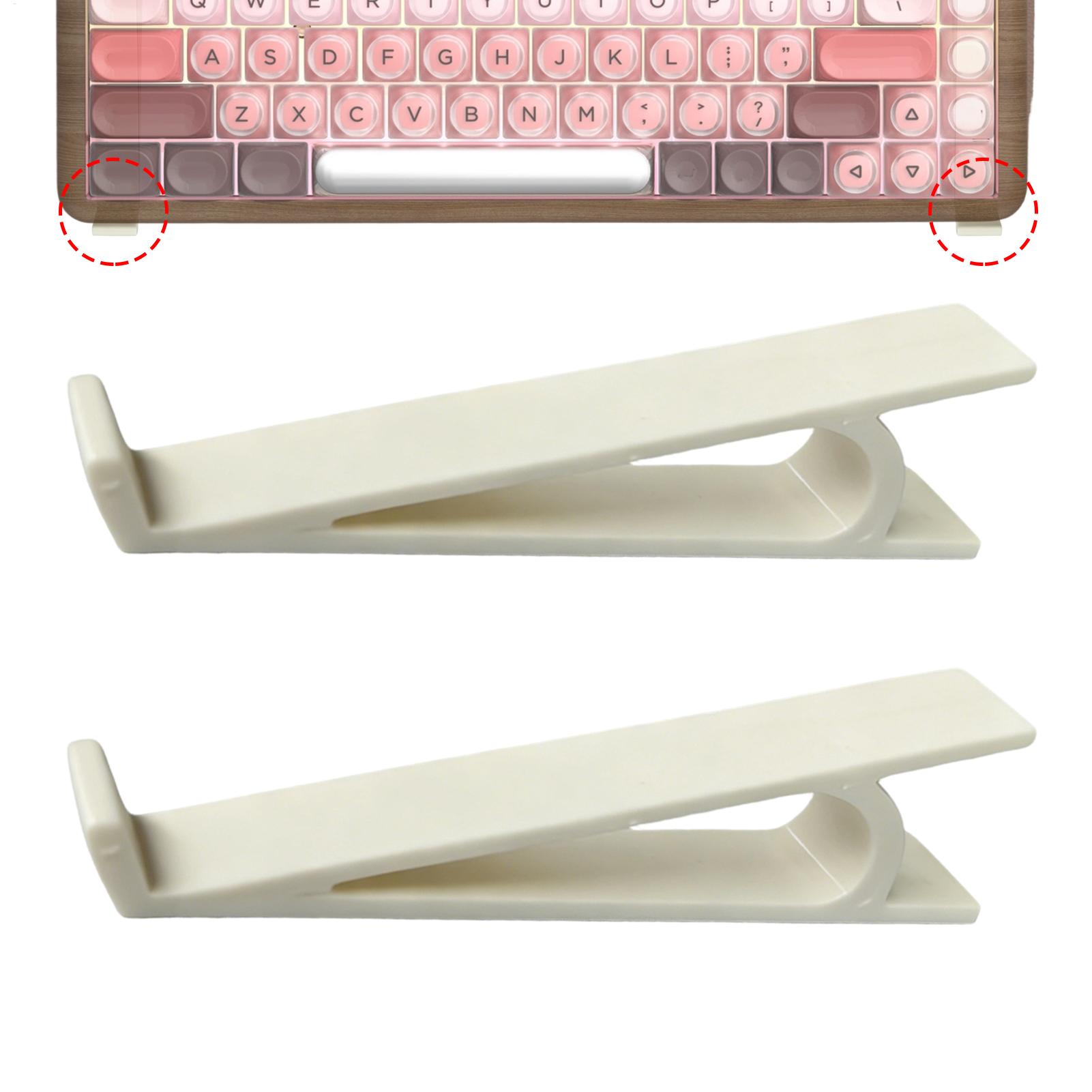 人間工学に基づいた滑り止めキーボードライザー 2 個ポータブ - Gaming Setup Desk のレビューと価格