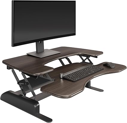 デスクプロプラス36、デュアルモニタースタンディングコンバー - Dual Monitor Desk Setup のレビューと価格