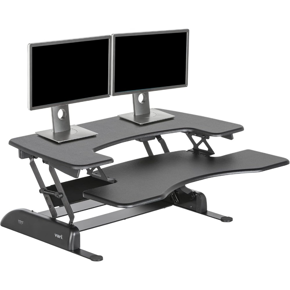 デスクプロプラス36、デュアルモニタースタンディングコンバー - Dual Monitor Desk Setup のレビューと価格