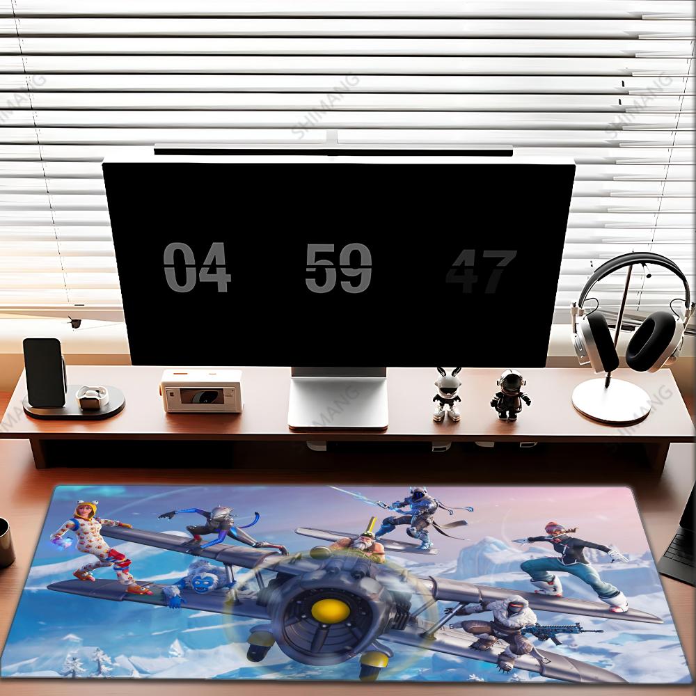 大型デスクマット F-Fortnites ゲーミングマウスパ - Desk Setup Anime のレビューと価格