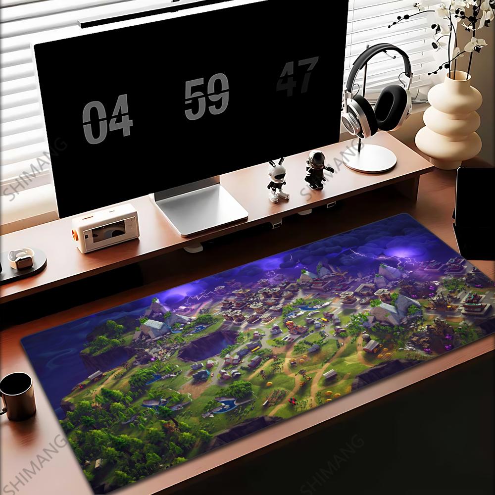 大型デスクマット F-Fortnites ゲーミングマウスパ - Desk Setup Anime のレビューと価格
