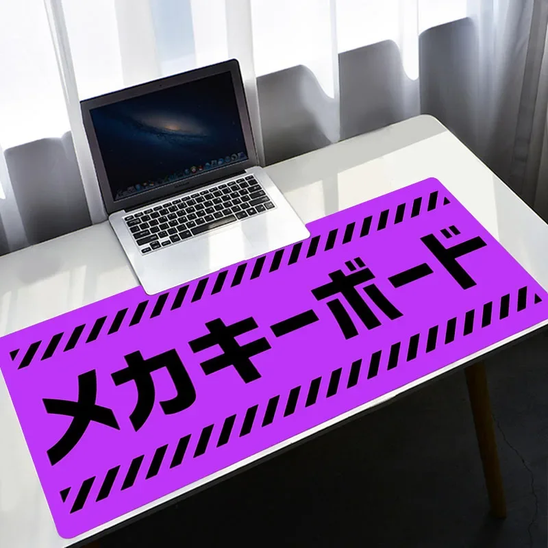 ゲーマー用の黒と白のマウスパッド,PCゲーム用のマウスパッド - Desk Setup Blue のレビューと価格