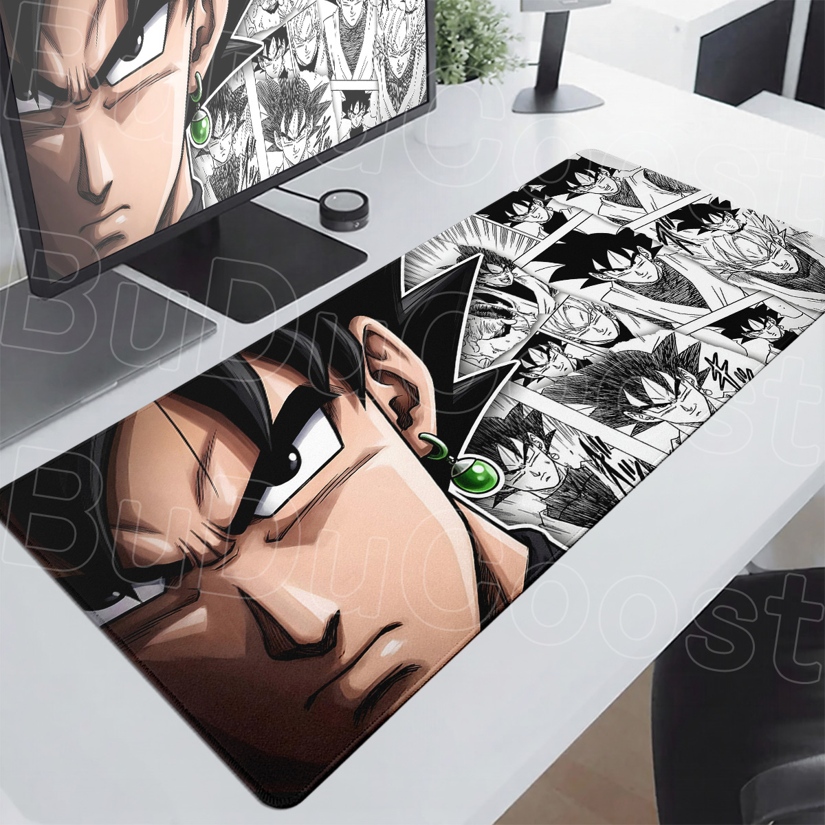 日本アニメマウスパッド XXL 新黒白悟空コミックスタイルデ - Desk Setup Anime のレビューと価格
